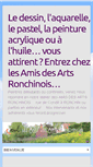 Mobile Screenshot of amisdesartsronchinois.org